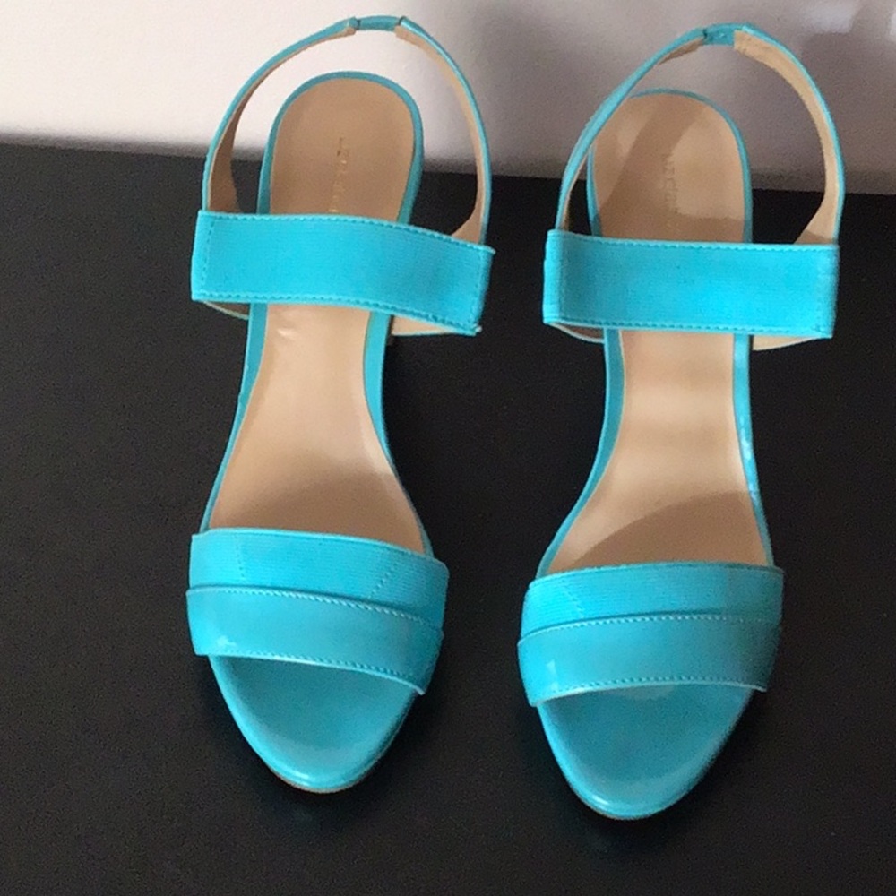 Teal sandals